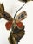 Superb floor lamp by Isabelle and Richard Faure for Maison Honore figuring a Agate wings butterfly on brass and bronze...