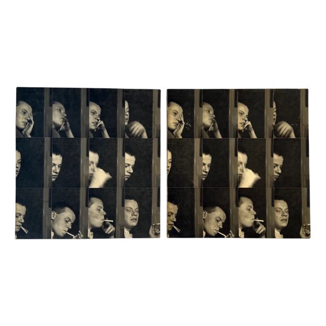 Gerry Hunt, William, Photographical Works Mounted on Wood Panels, 1979, Set of 2 For Sale