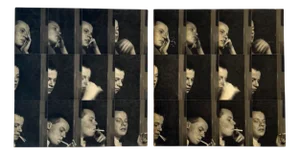 Gerry Hunt, William, Photographical Works Mounted on Wood Panels, 1979, Set of 2