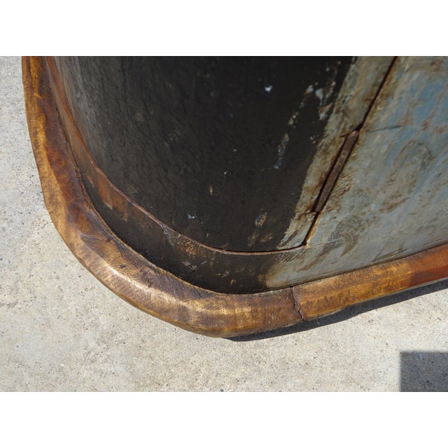 Small Cabinet in Canoe Wood and Teak, 2000s For Sale - Image 17 of 18