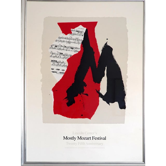 Abstract Mostly Mozart Festival, Robert Motherwell For Sale - Image 3 of 3