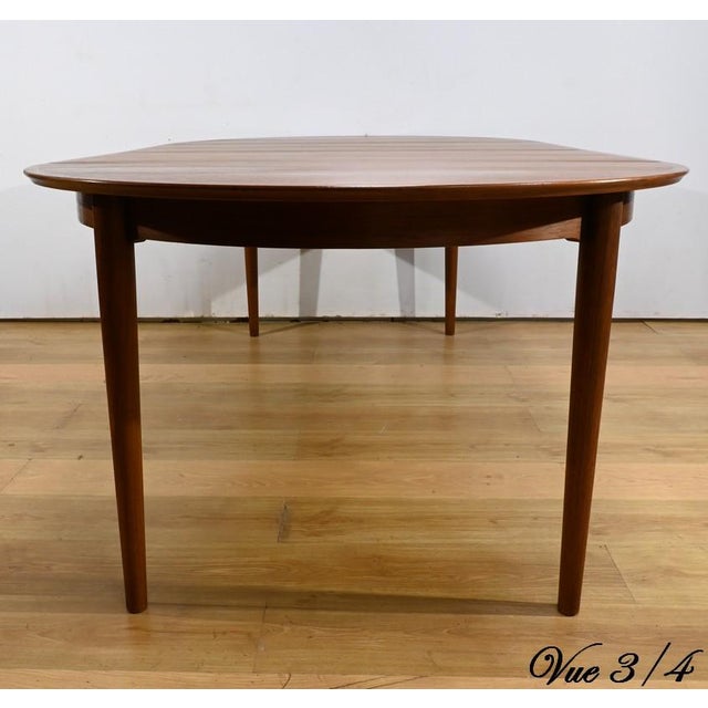 Scandinavian Teak Dining Room Table, 1970s For Sale - Image 14 of 18