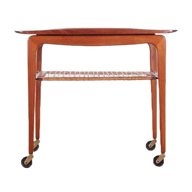 Scandinavian Serving Tray by Johannes Andersen, 1960s For Sale