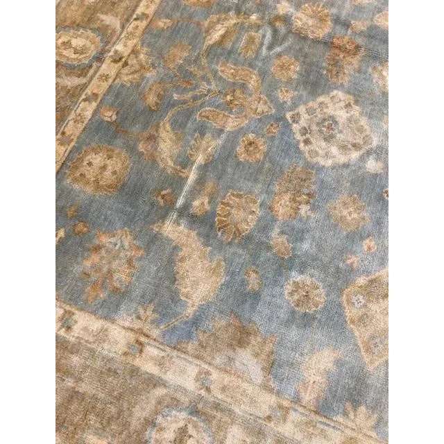 1990s Oushak Rug For Sale - Image 5 of 11