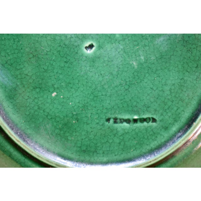 Pair of 19th Century Wedgwood Green Majolica Sunflower Plates For Sale - Image 9 of 9