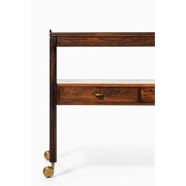 The casino trolley, designed by sven engström and gunnar myrstrand and produced by tingströms in sweden during the 1960s,...