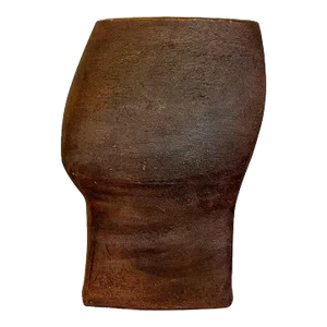 Clayton James Large Clay Head Vessel