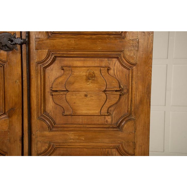 Large Italian Pine Armoire, 18th Century For Sale - Image 10 of 11