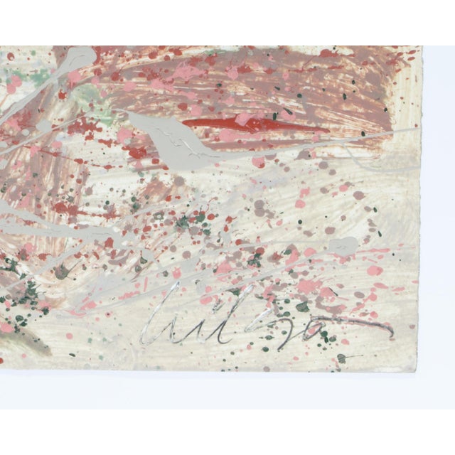 Abstract 1990 “Wind” Abstract Acrylic Landscape Diptych Signed by Harry Hilson For Sale - Image 3 of 10
