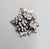 Mid-Century Modern Vintage 1960s Signed Napier Silvertone Grape Cluster Brooch For Sale - Image 3 of 8