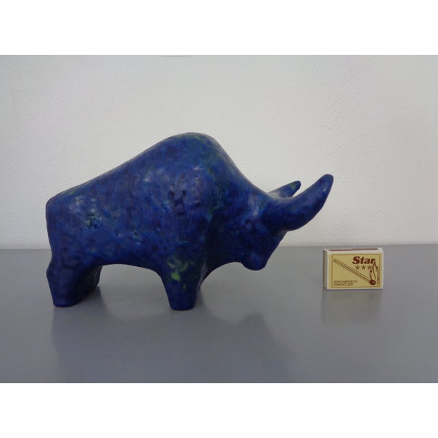Large Studio Ceramic Bull from Otto Keramik, 1960s For Sale - Image 16 of 18