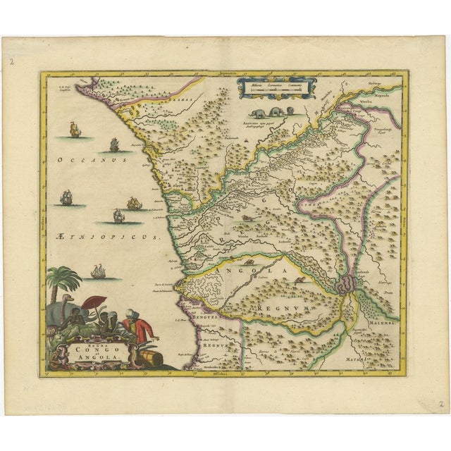 Antique Map of West Africa For Sale - Image 5 of 6