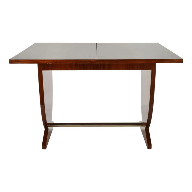 1930s French Art Deco Game Table and Console Table For Sale