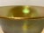 1970s Vintage Gold Iridescent Art Glass Decorative Bowl For Sale - Image 5 of 8