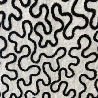 Robert Allen "Viva Venezia" Nightfall Linen Blend Fabric- 5 Yards For Sale