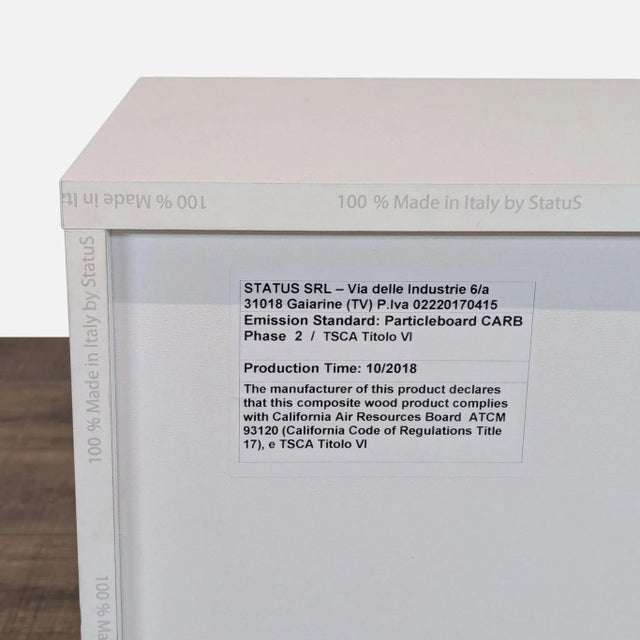 Status Two Drawer Nightstand For Sale - Image 9 of 9