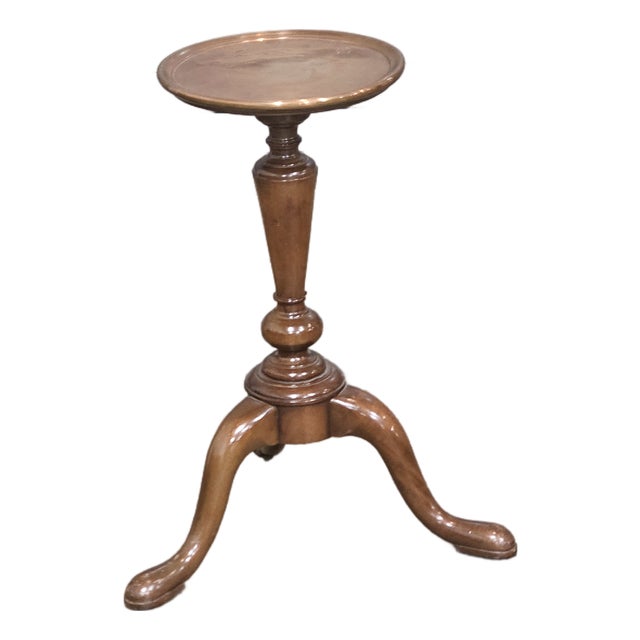 Late 20th Century Kittinger Colonial WIlliamsburg Cw 149 Mahogany & Copper Top Kettle Stand For Sale