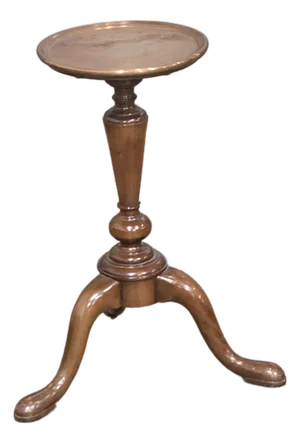 Late 20th Century Kittinger Colonial WIlliamsburg Cw 149 Mahogany & Copper Top Kettle Stand