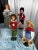 1990s Vintage Byers' Choice Twelve Days of Christmas Collection | Complete Holiday Series Vignette With Rare Piping Piper & Swan Lady Heritage Set For Sale - Image 5 of 13