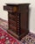 Antique French Marble Top Chest Side or End Table Nightstand Barley Twist Oak For Sale - Image 10 of 18