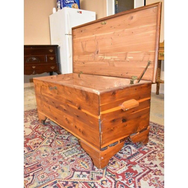 Antique Solid Red Cedar Chest With Key Chairish