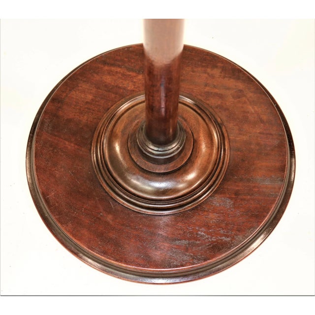 Wood George III Period Mahogany Candle Stand For Sale - Image 7 of 13