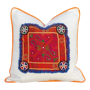 Herik Vintage Boho Throw Pillow Cover