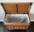 Boho Chic 1990s Burnt Bamboo Trunk Chest Rattan, Teak Wood Jacques Adnet Style For Sale - Image 3 of 6