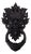 Large Gothic Cast Iron Devil Door Knocker, India, 1950s For Sale