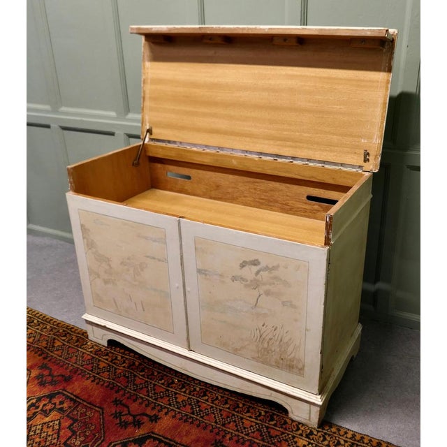 Mid Century Hand Painted Hi-Fi Cabinet For Sale - Image 6 of 8