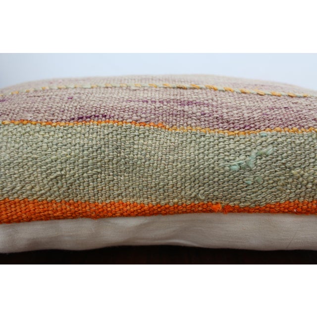Turkish Kilim Decorative Pillow Cover - 13"x18.5" For Sale In Raleigh - Image 6 of 10