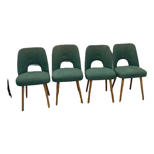 Vintage Lollypop Chairs from Oswald Heartl, 1960s, Set of 4 For Sale