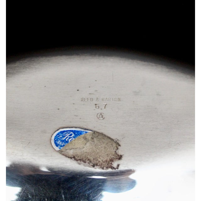 Vintage John Prip for Reed and Barton Silverplate Modernist Dish For Sale - Image 9 of 13