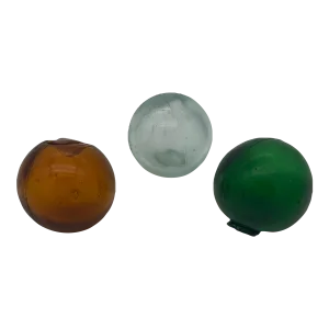 Late 19th Century Small Fishing Ball Floaters - Set of 3