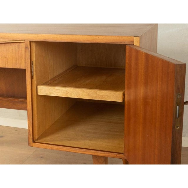 Mid-Century Modern Desk in Solid Wood, 1950s For Sale - Image 10 of 13