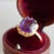 Gold and Amethyst Ring Circa 1850, Size 6.5 For Sale - Image 4 of 7