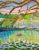 "Floating 2" Expressionist Painting by Susan Stewart in 2024 and Is Done With Oil on Canvas. The Size Is 24 X 30 Inches For Sale