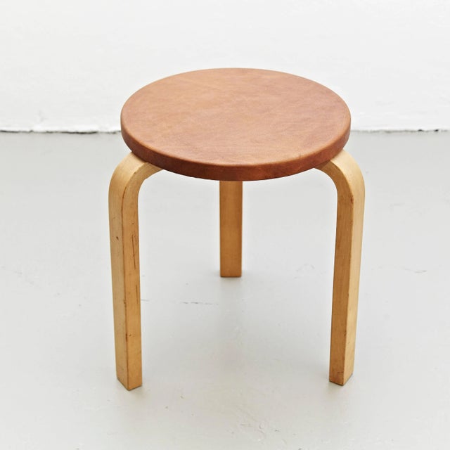 Stool by Alvar Aalto for Artek, 1960s For Sale - Image 5 of 10