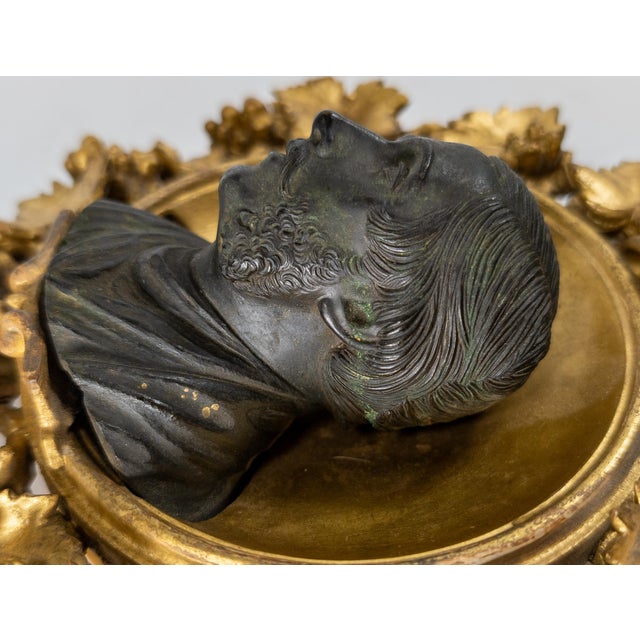 19th Century English Portrait Bronze Bust of Albert Prince Consort in Giltwood Frame For Sale In New York - Image 6 of 18