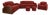 Art Deco French Living Room Set Red Chenille For Sale
