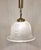 Vintage Ceiling Lamp with Frosted Glass Shade on Brass Mounting, 1970s For Sale - Image 3 of 7
