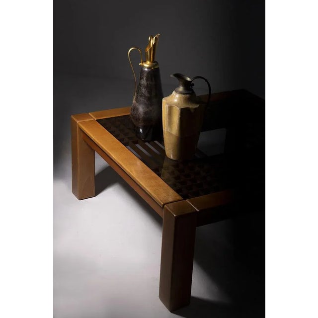 Black Coffee Table by Ettore Sottsass for Santambrogio e De Berti, 1960s For Sale - Image 8 of 11