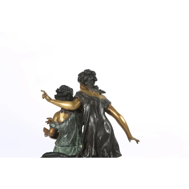 1900 - 1909 Bronze Decorative Sculpture Female Beauties For Sale - Image 5 of 10