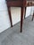 Vintage Federal Hepplewhite Style Mahogany Console Table Flip Top Game Table For Sale - Image 4 of 12