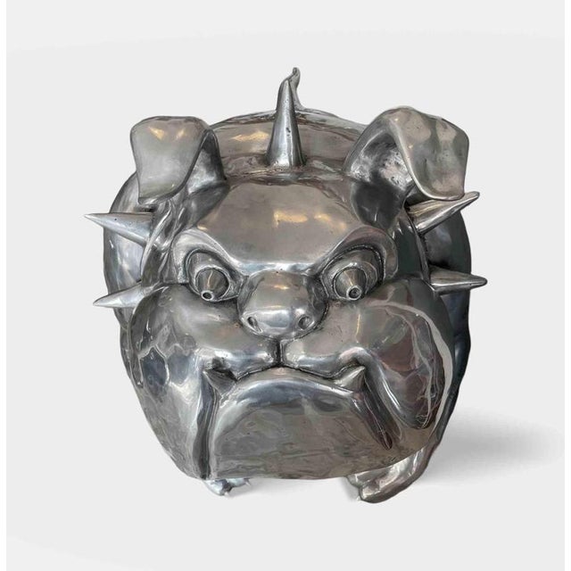 Unknown, Bulldog Sculpture, 2007, Aluminium For Sale - Image 6 of 9