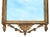 Gold Antique Italian Carved Wood Parcel Gilt Neoclassical Urn Wall Mirror For Sale - Image 8 of 10