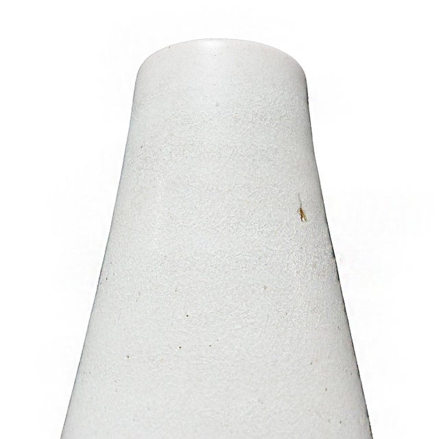 Hand-Crafted Thai Ceramic Vase, White Glaze, For Sale - Image 9 of 11