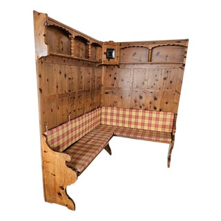 Tiroler Corner Panels and Bench, 1950s For Sale