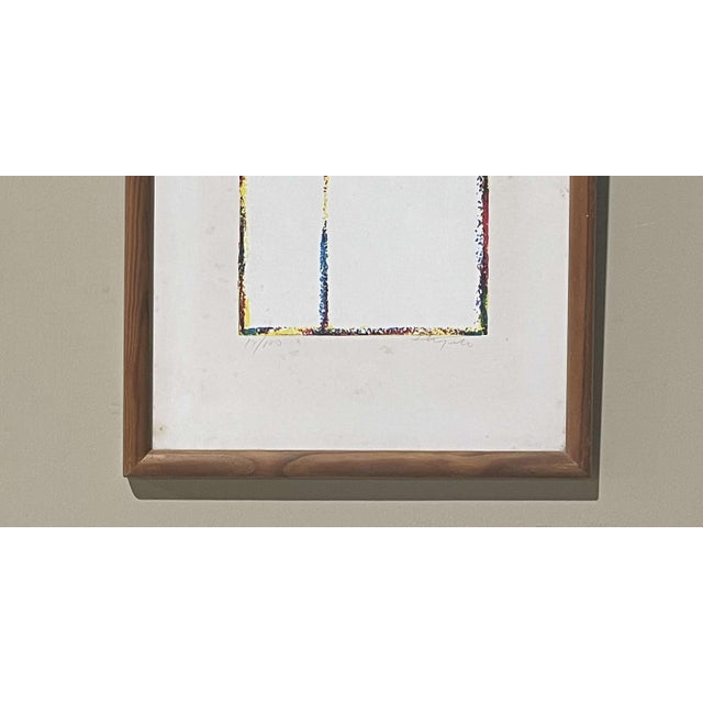 Angelo De Sousa, Abstract Composition, Screen Printing For Sale - Image 6 of 8