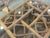 MCM Rattan Bamboo Dining Room Table Set 6 Chairs Glass Top Green Cushions For Sale - Image 4 of 12